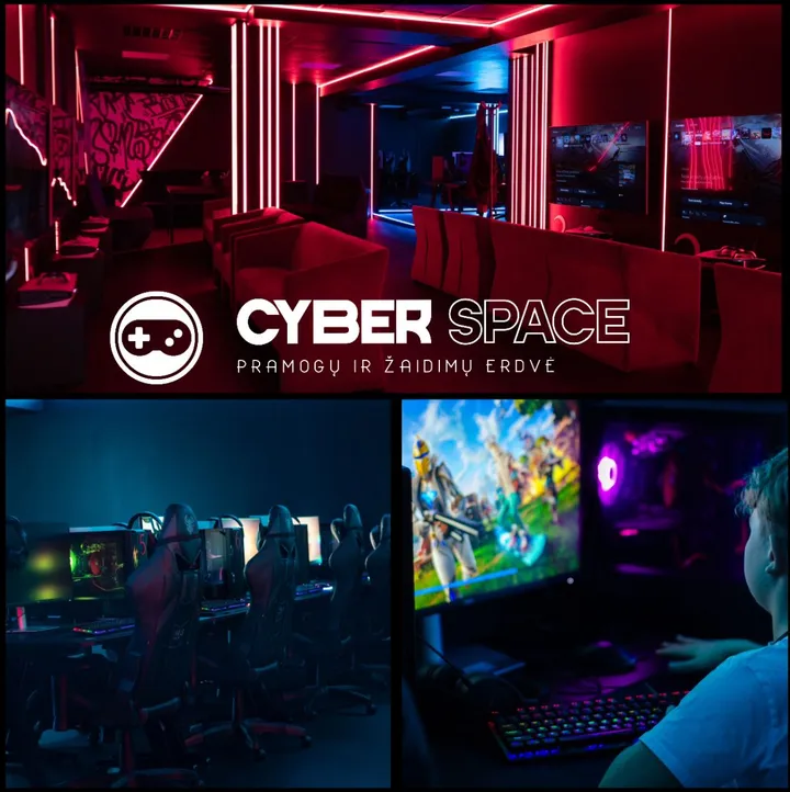 Cyber Space žaidimų erdvė / Organizatorių nuotr.