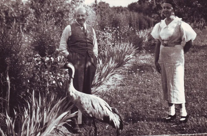 Pasivaikščiojimas Obelynėje, Tadas ir Honorata Ivanauskai, 1935 m. / Archyvo nuotr.
