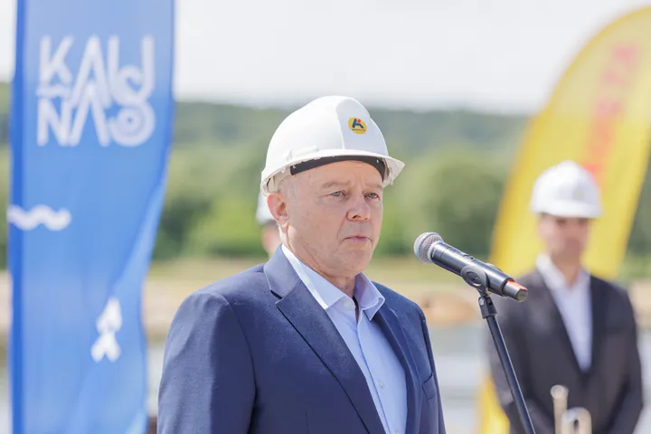 Kėdainių tilto kapsulės įkasimo ceremonija / R. Tenio nuotr.