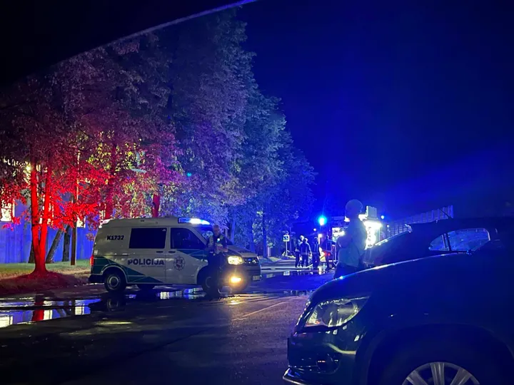 Gaisras Piliakalnio gatvėje / Kas vyksta skaitytojų nuotr.