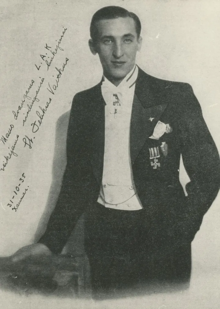 F. Vaitkus 1935 m. rudenį./VDKM nuotr.