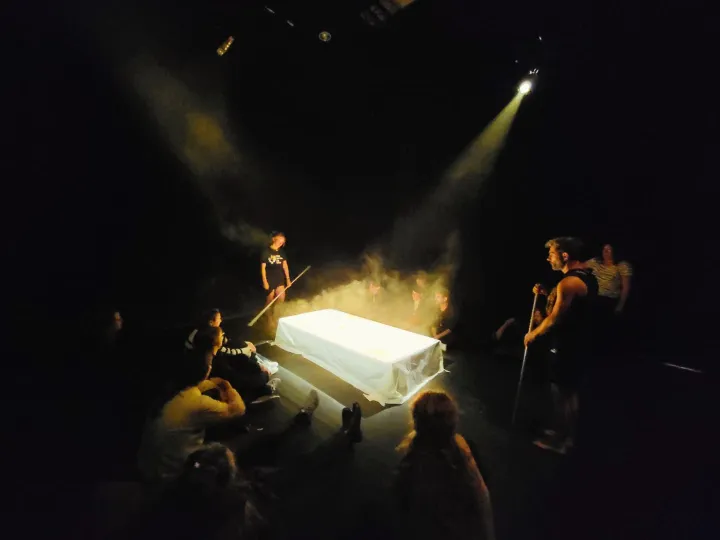 Dirbtuvės su J. Trimakaite./Teatro nuotr.