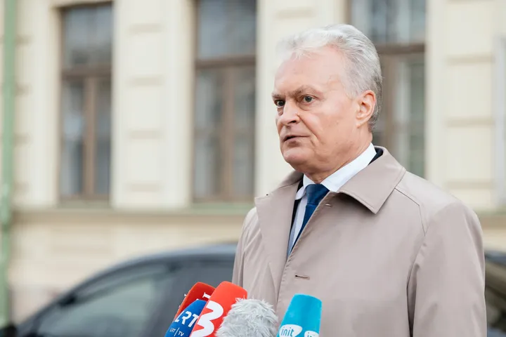 G. Nausėda Kaune lankėsi Karinių oro pajėgų štabe  / Lietuvos Respublikos Prezidento kanceliarijos / E Kinaičio nuotr.