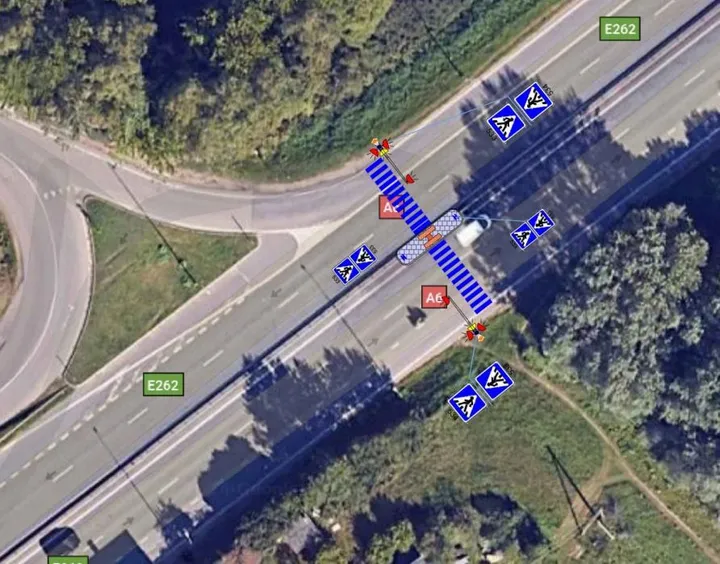 A6 kelias ties Narėpais / KRS nuotr.