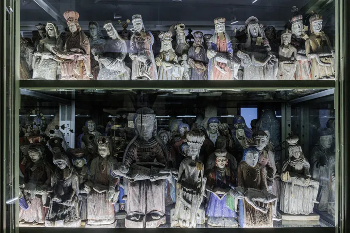 Sakralinio meno lobiai Čiurlionio muziejuje / R. Tenio nuotr.