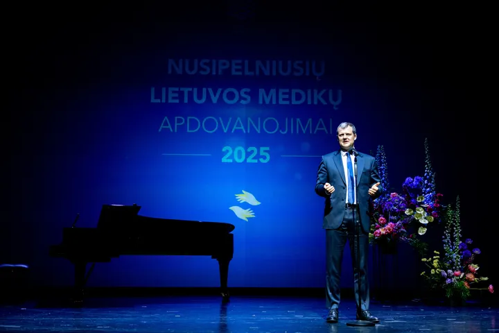 G. Paluckas lankėsi Kauno klinikose ir LSMU / Vyriausybės nuotr.