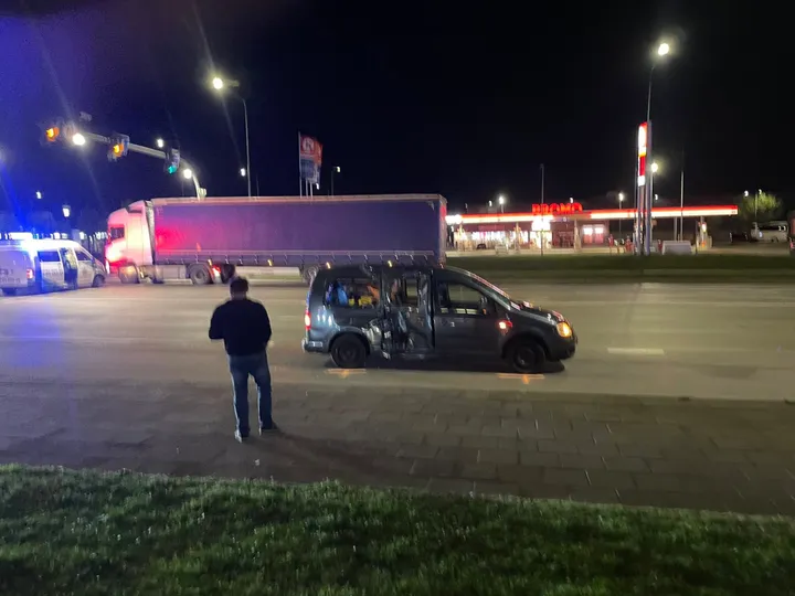 Motociklo avarija Savanorių pr. / Skaitytojų nuotr.