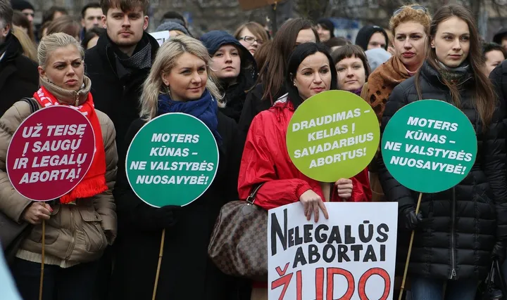 Protestas, abortas