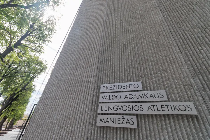 Lengvosios atletikos maniežo atidarymas / R. Tenio nuotr.