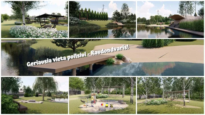 raudondvaris vizualizacija