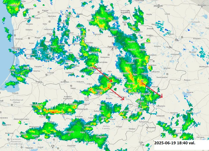 Audrų židiniai / meteo.lt nuotr.
