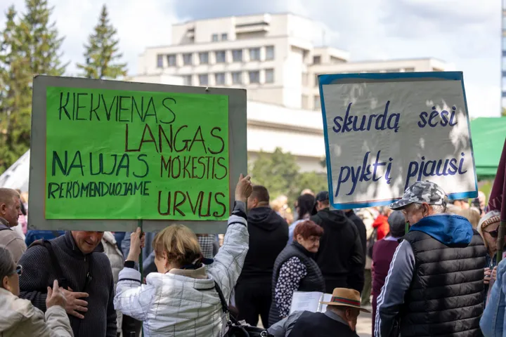 Mitingas prieš NT mokestį / J. Kalinsko, ELTOS nuotr.