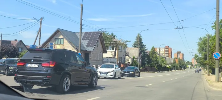 Avarija Sukilėlių prospekte / Skaitytojų nuotr.
