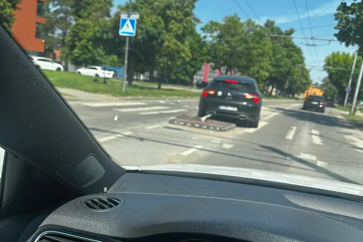 Eismo įvykis Neries krantinėje / Skaitytojų nuotr.