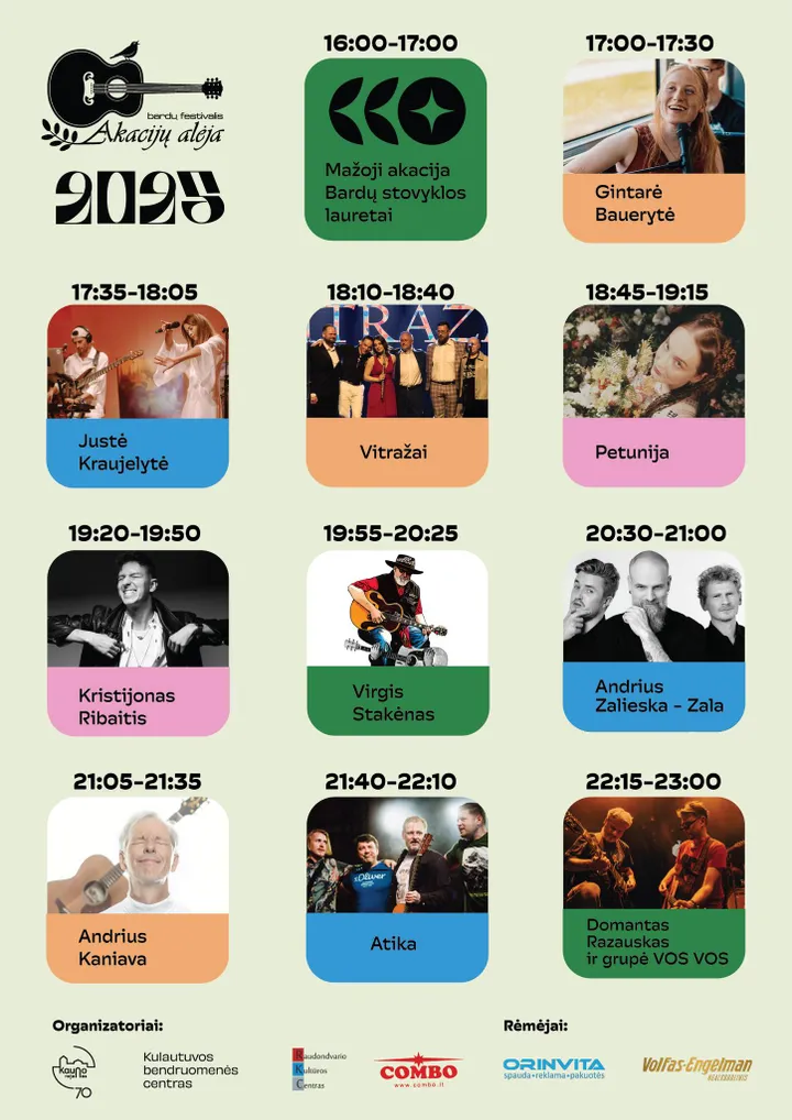 „Akacijų alėja“ programa / Organizatorių nuotr.