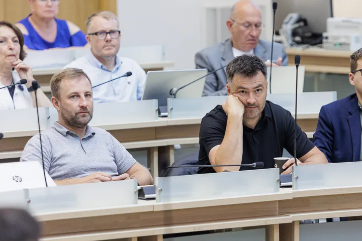 Tarybos nariai Šarūnas ir Dainius Matijošaičiai / R.Tenio nuotr.