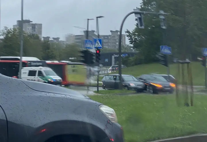Avarija Šilainiuose / „Kas vyksta Kaune“ grupės nuotr.