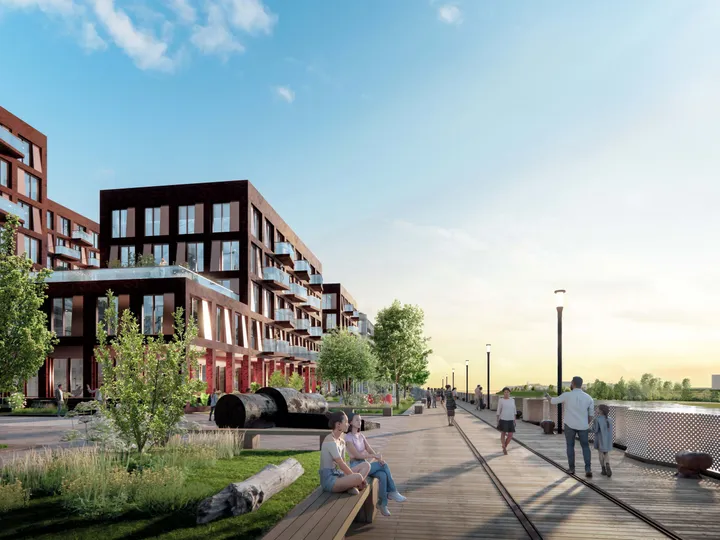 „Nemunaičių“ kvartalo architektūrinė vizija / „SBA Urban“ nuotr.