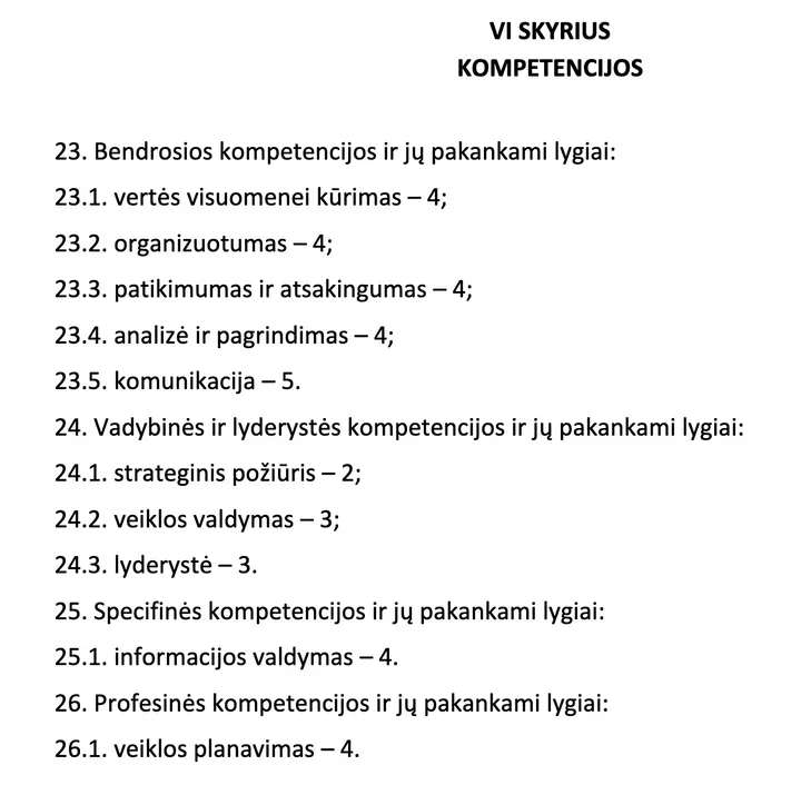Vertinimo kriterijai / Kaunas.lt pav.