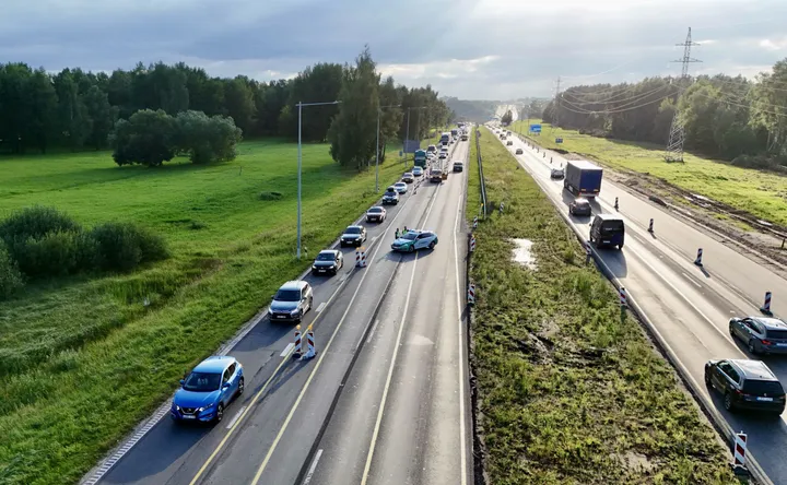 A1 magistralėje laikinai uždaromas eismas / Kas vyksta.lt nuot.