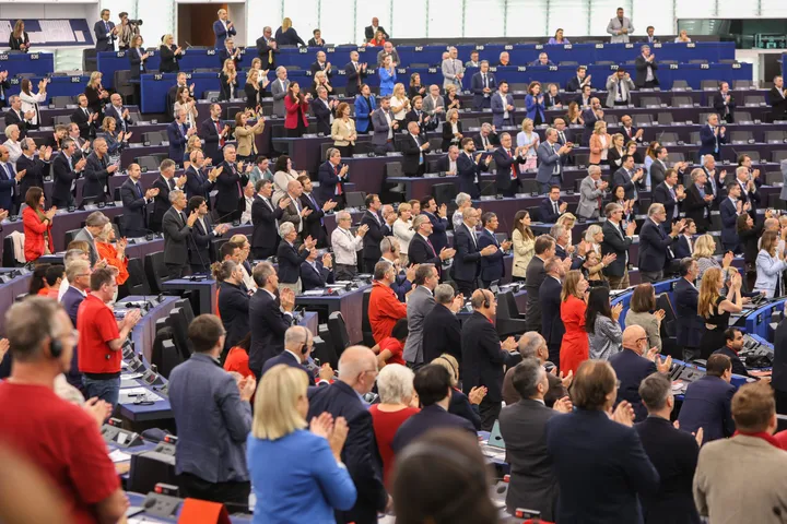 EK pirmininkės metinė kalba Strasbūre, Fred Marvaux, Europos Parlamento nuotr.