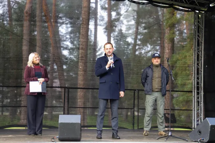 Ugniagesių bendruomenės žygis Kulautuvos apylinkėse / KRS nuotr.
