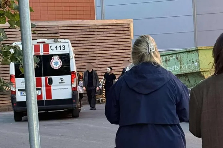 Gaisro metu nukentėjo žmogus / skaitytojos nuotr.
