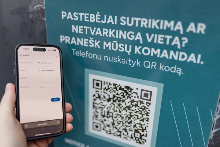 Aikštelėse diegiami QR kodai / „Via Lietuva“ nuotr.