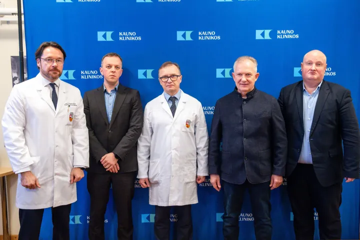 Kauno klinikose viešėjo medikai iš Ukrainos / Kauno klinikų nuotr.