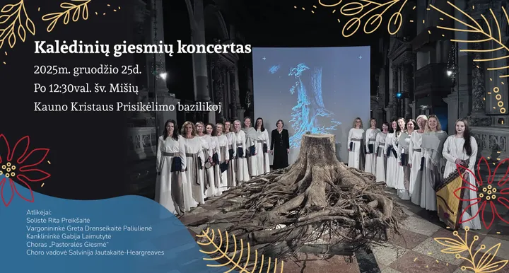 Kalėdinių giesmių koncertas / org. nuotr.