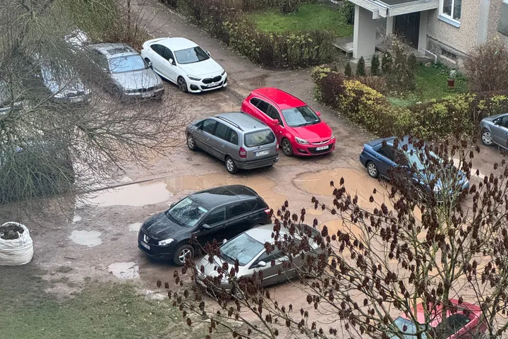 Ukmergės g. kiemas / Skaitytojų nuotr.