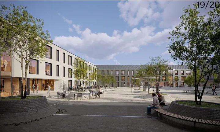 Steigiamojo Seimo aikštės Kaune architektūros idėjų konkurso projektas devizu „19/20“ (arch. N.Sobeščiukaitė, G. Jakubonienė, E.Damaševičiūtė, J.Platūkis, M.Bučiūnas, M.Navalinskas; UAB „Archas“), 1-oji vieta / pilotas.lt nuotr.