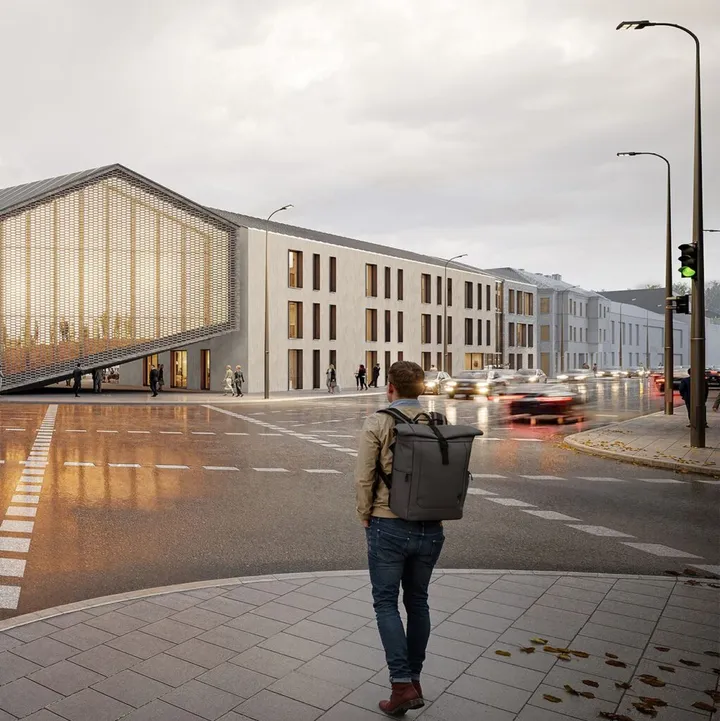 Steigiamojo Seimo aikštės Kaune architektūros idėjų konkurso projektas devizu „19/20“ (arch. N.Sobeščiukaitė, G. Jakubonienė, E.Damaševičiūtė, J.Platūkis, M.Bučiūnas, M.Navalinskas; UAB „Archas“), 1-oji vieta / pilotas.lt nuotr.