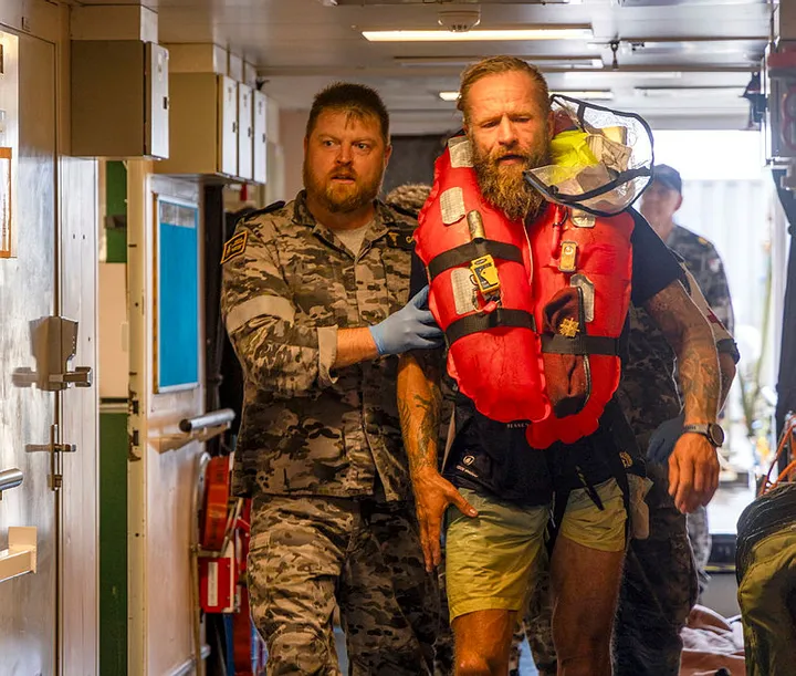 Aurimo Mockaus gelbėjimo operacija / Joint Operatios Command soc. tinklų nuotr.