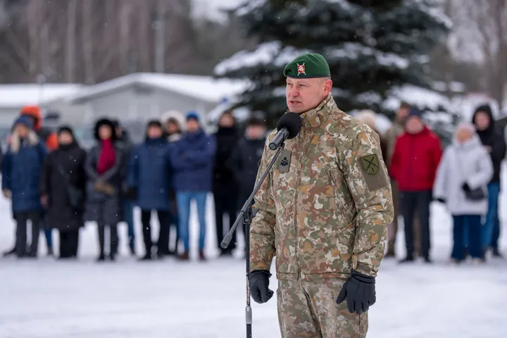 5. SNKT priesaika. 1Div vadas brigados generolas Aurelijus Alasauskas