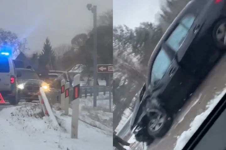 Avarija Piliuonoje / Skaitytojos nuotr.