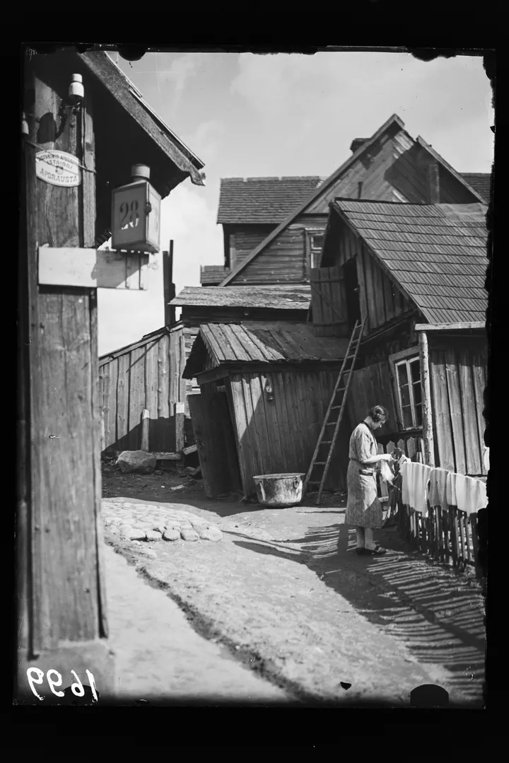 Kiemas Žaliakalnyje. 1925–1930 m. Fotografas Antanas Ingelevičius Lietuvos nacionalinis muziejus, ENeg 1699