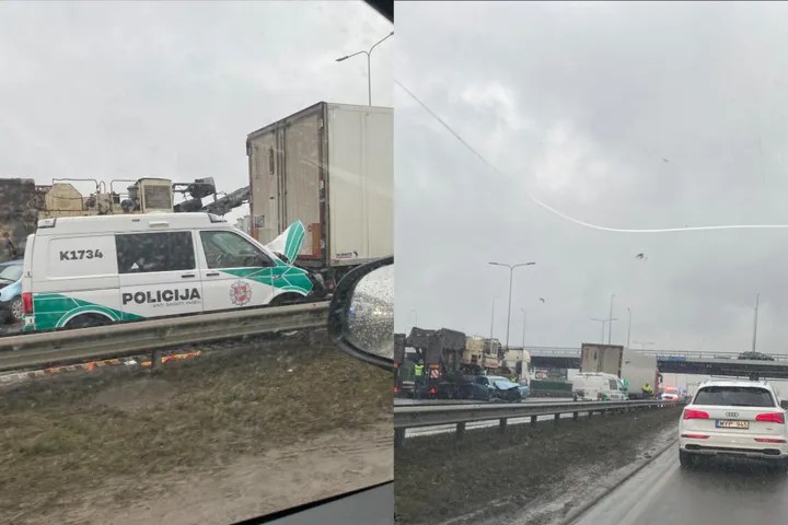 Avarija Islandijos pl. / „Kas vyksta Kaune“ grupės nuotr.