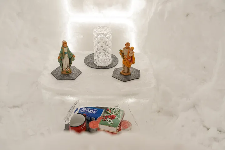 Sniego bažnyčia / R. Tenio nuotr.