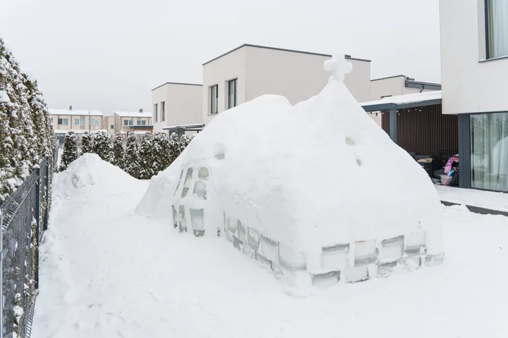 Sniego bažnyčia / R. Tenio nuotr.