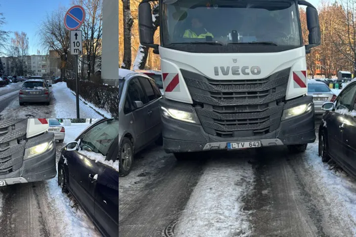 Situacija Sukilėlių pr. / „Kauno švaros“ nuotr. / „Kas vyksta Kaune“ montažas