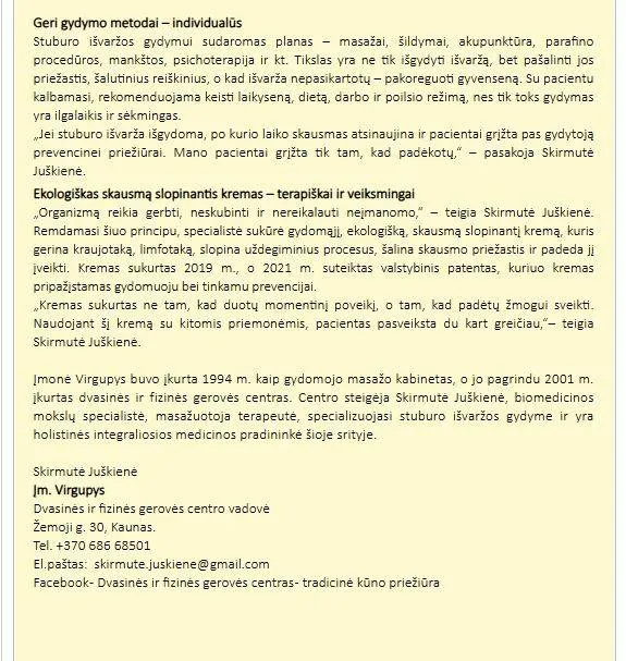 Kremo reklama / V. Grigaliūnienės nuotr.