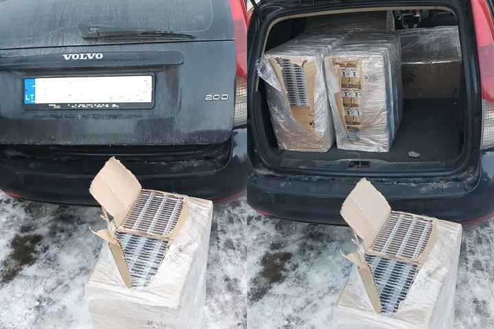 Vilnietis sučiuptas su kontrabanda