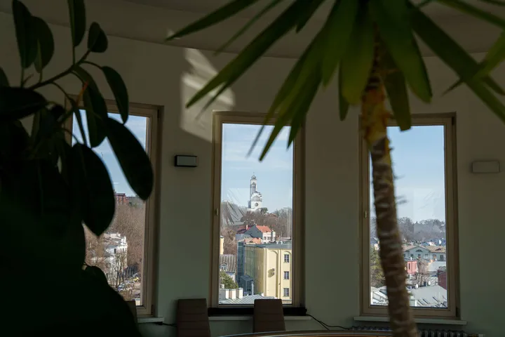 &nbsp;Tolumoje matyti Kauno Kristaus Prisikėlimo bazilika / R. Tenio nuotr.