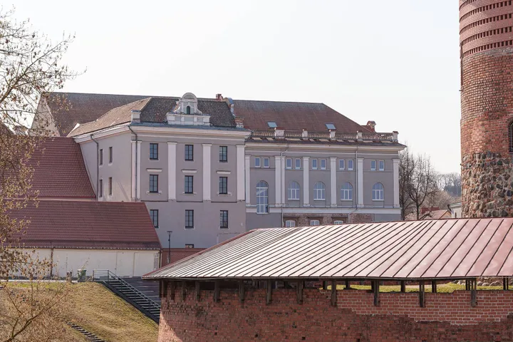 Mažasis Kauno Vatikanas, kairėje matyti&nbsp;„Kauno Pentagonas“ / R. Tenio nuotr.