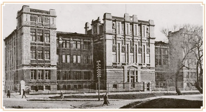 „Saulės“ mergaičių gimnazijos rūmai. G. Milerytės-Japertiėnės archyvas