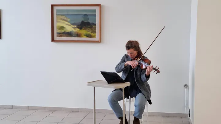 Smuikininkė Barbora Valiukevičiūtė / S. Javaitytės nuotr.