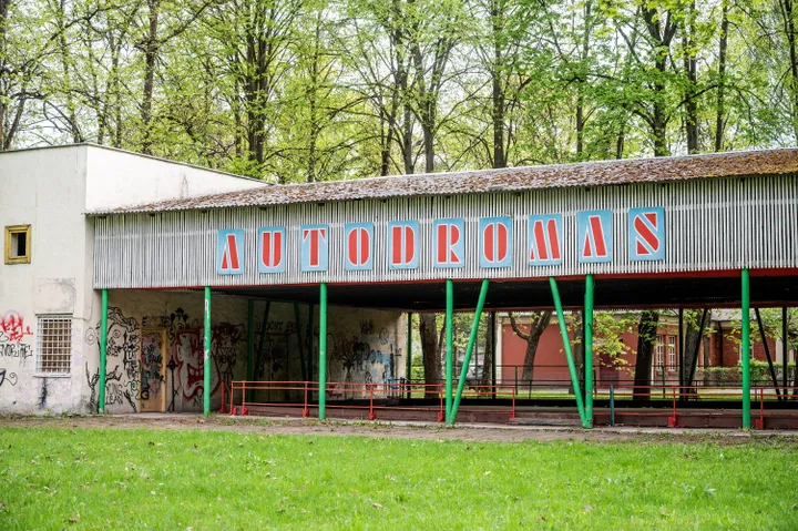 Apleistas statinys Vytauto parke / Kauno miesto savivaldybės nuotr.