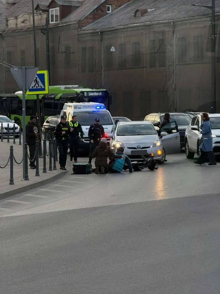 Avarija Kauno centre