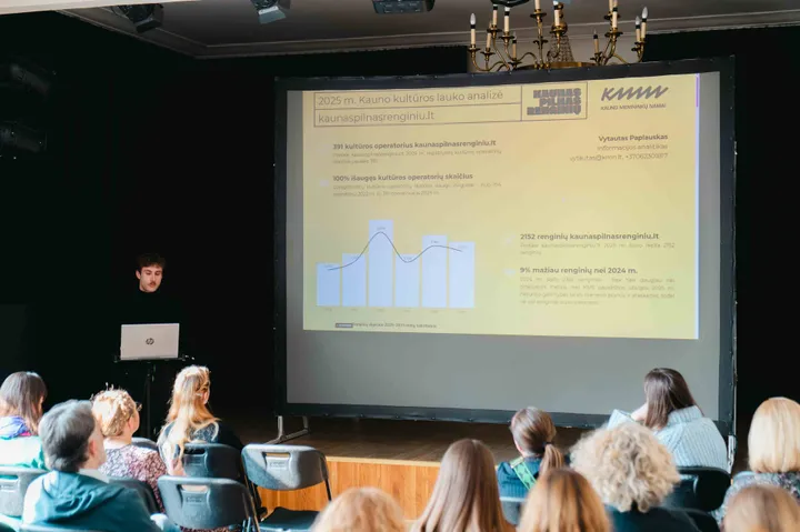 Kauno kultūros lauko analizės pristatymas / V. Mantrimo nuotr.